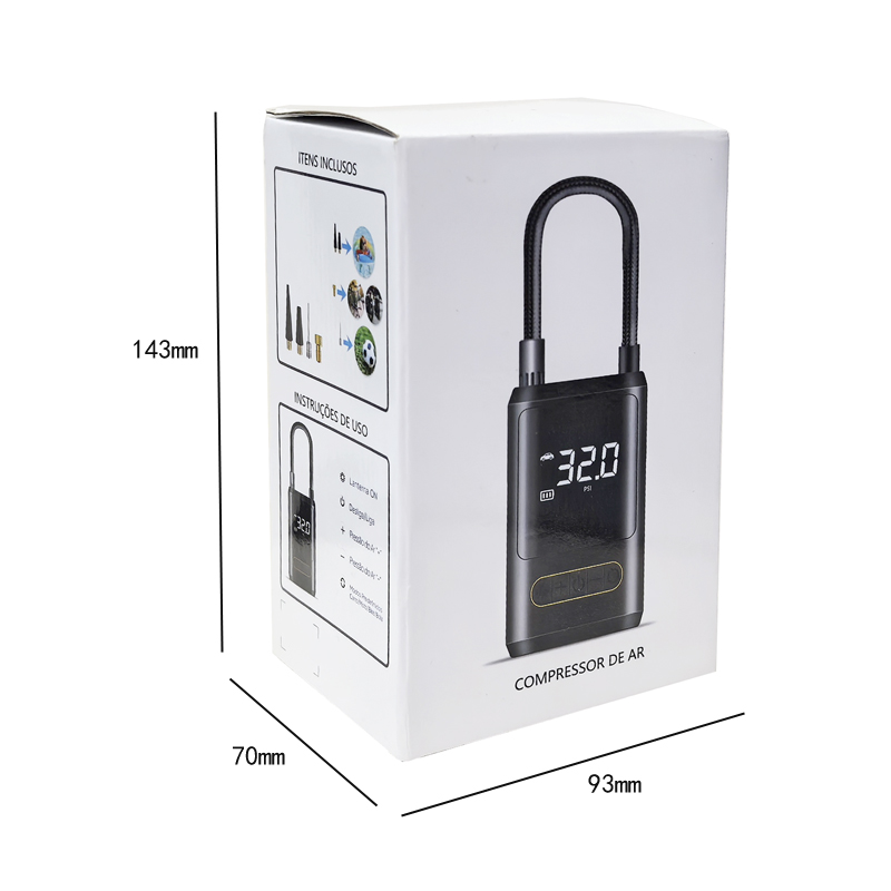 3667 electric air pump, portable mini self-propelled electric tire pump, air pump, handheld wireless charging digital display car air pump pic 9