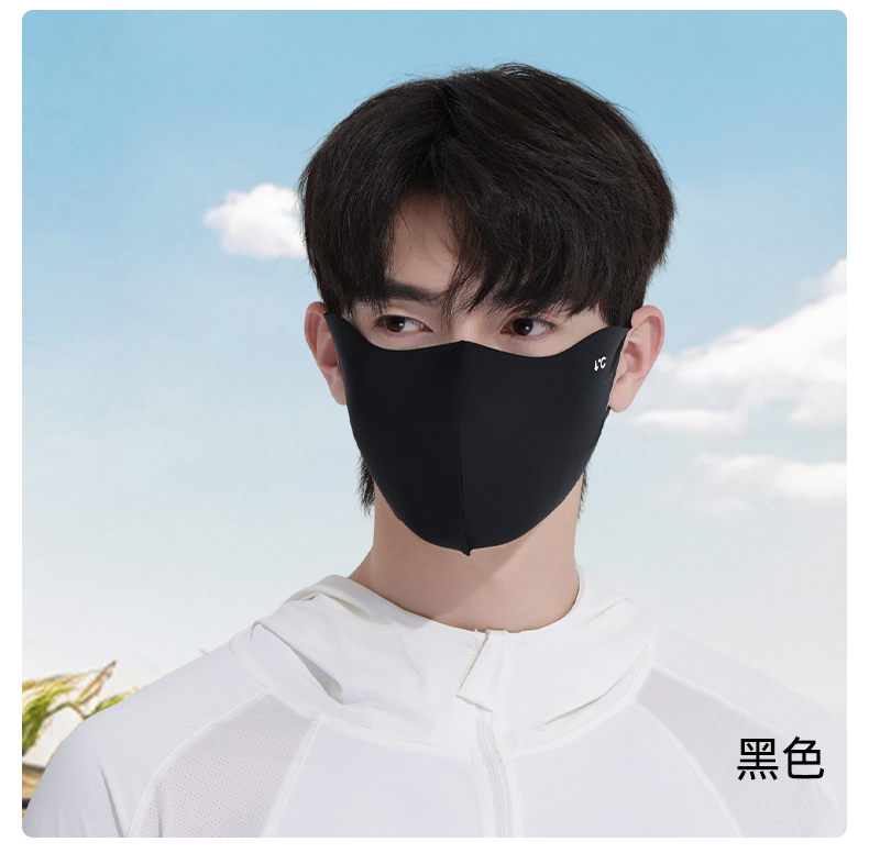 夏季防晒口罩女冰皮无痕凉感护眼角遮阳防紫外线透气冰丝防晒面罩详情11