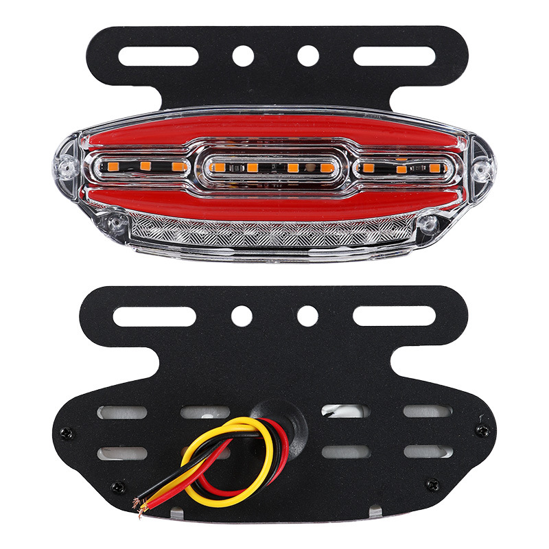 Factory direct sales of 24V general-purpose LED light guide flow side lights for trucks, truck side lights, and width indicator lights for trucks Specification drawing