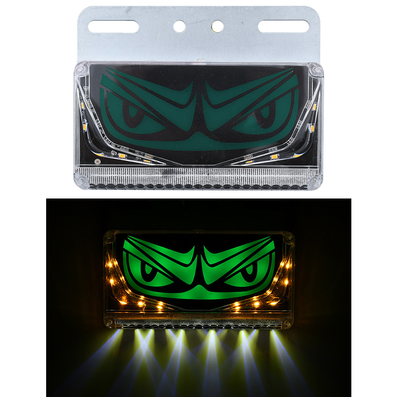 24VLED flowing side light, general truck devil eye side light, width indicator light, truck taillight Specification drawing