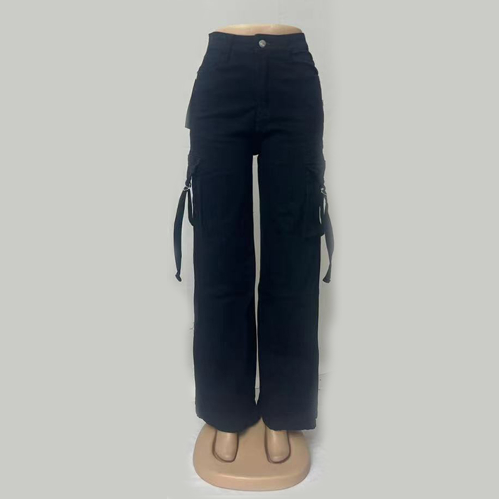 Nuevos jeans de mujer pierna ancha cintura alta estilo versátil pantalones de mujer de moda Application Scenario