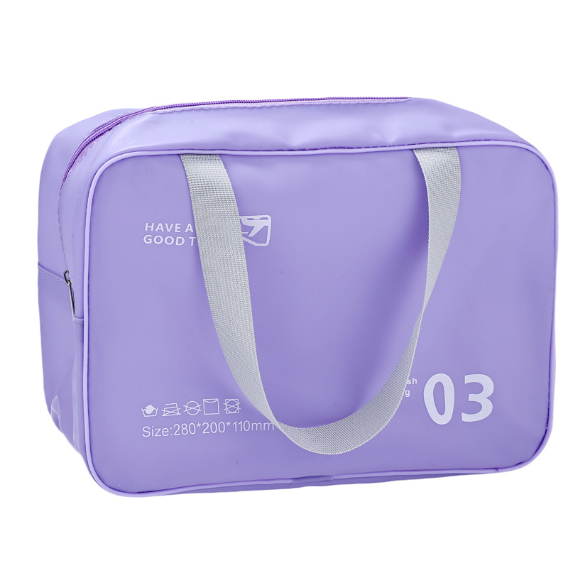 厂家批发夏季大容量便携男洗漱包旅行手提收纳包沙滩高颜值游泳包 旅行包旅行包产品图