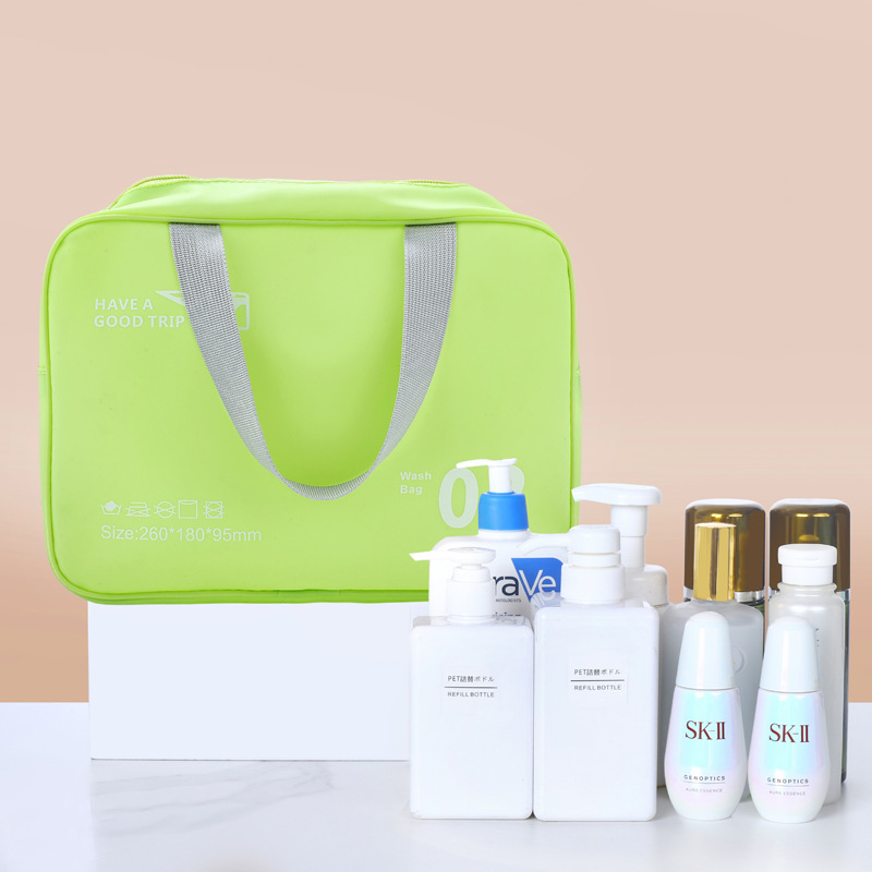 厂家批发夏季大容量便携男洗漱包旅行手提收纳包沙滩高颜值游泳包 旅行包旅行包白底实物图