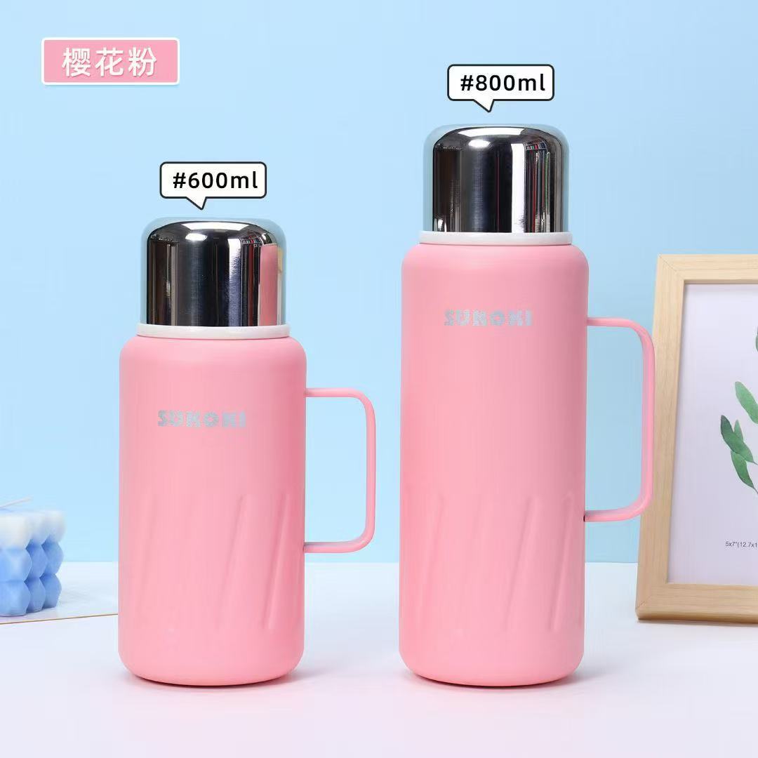 大容量便携式保温杯 水杯保温壶  便携式户外旅行保温水杯 高效隔热保温长效保温产品图