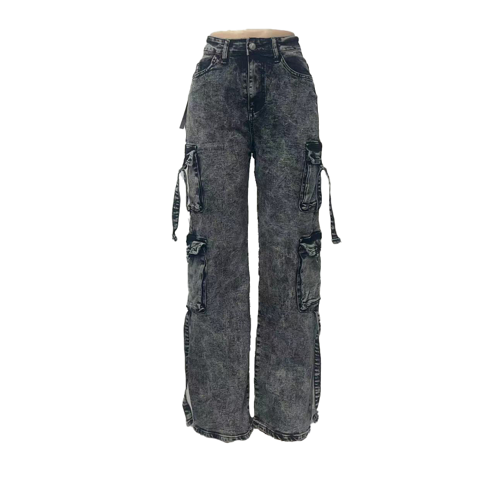 Pantalones vaqueros de la pierna ancha versátil de la cintura alta de las mujeres moda estilo denim cómodo y duradero pantalones vaqueros de las mujeres Application Scenario