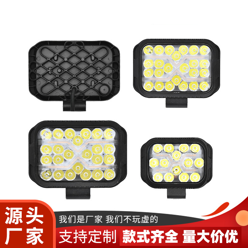 Direct sales from the manufacturer of 3-inch, 4-inch and 5-inch general flashing lights for car and truck LED work lights full figure