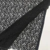 Cross-border best-selling zebra-patterned lace fabric, beach blouse fabric, foreign trade clothing fabric material, polyester non-elastic fabric, fashionable clothing accessories Specification image