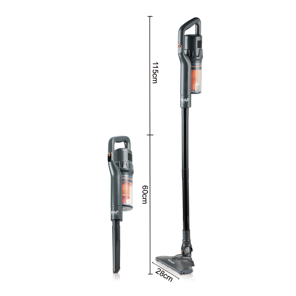 RAF European standard cross-border two-in-one household high-suction power wired vacuum cleaner, household handheld high-power vacuum main unit Specification drawing