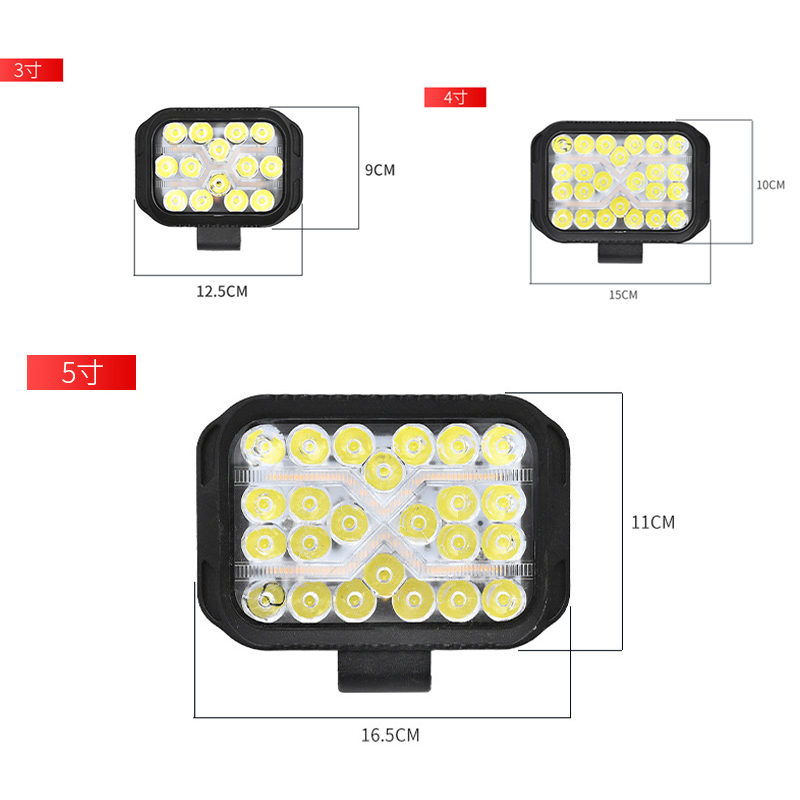 Direct sales from the manufacturer of 3-inch, 4-inch and 5-inch general flashing lights for car and truck LED work lights details Picture