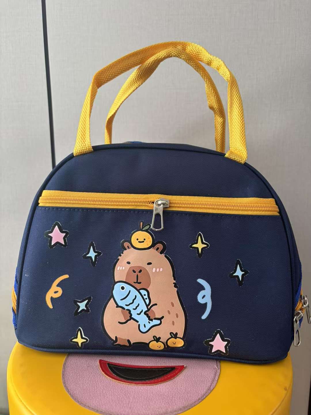 新款手提便当包卡通保温袋铝箔午餐包加厚保温饭盒袋学生便当袋 详情图2