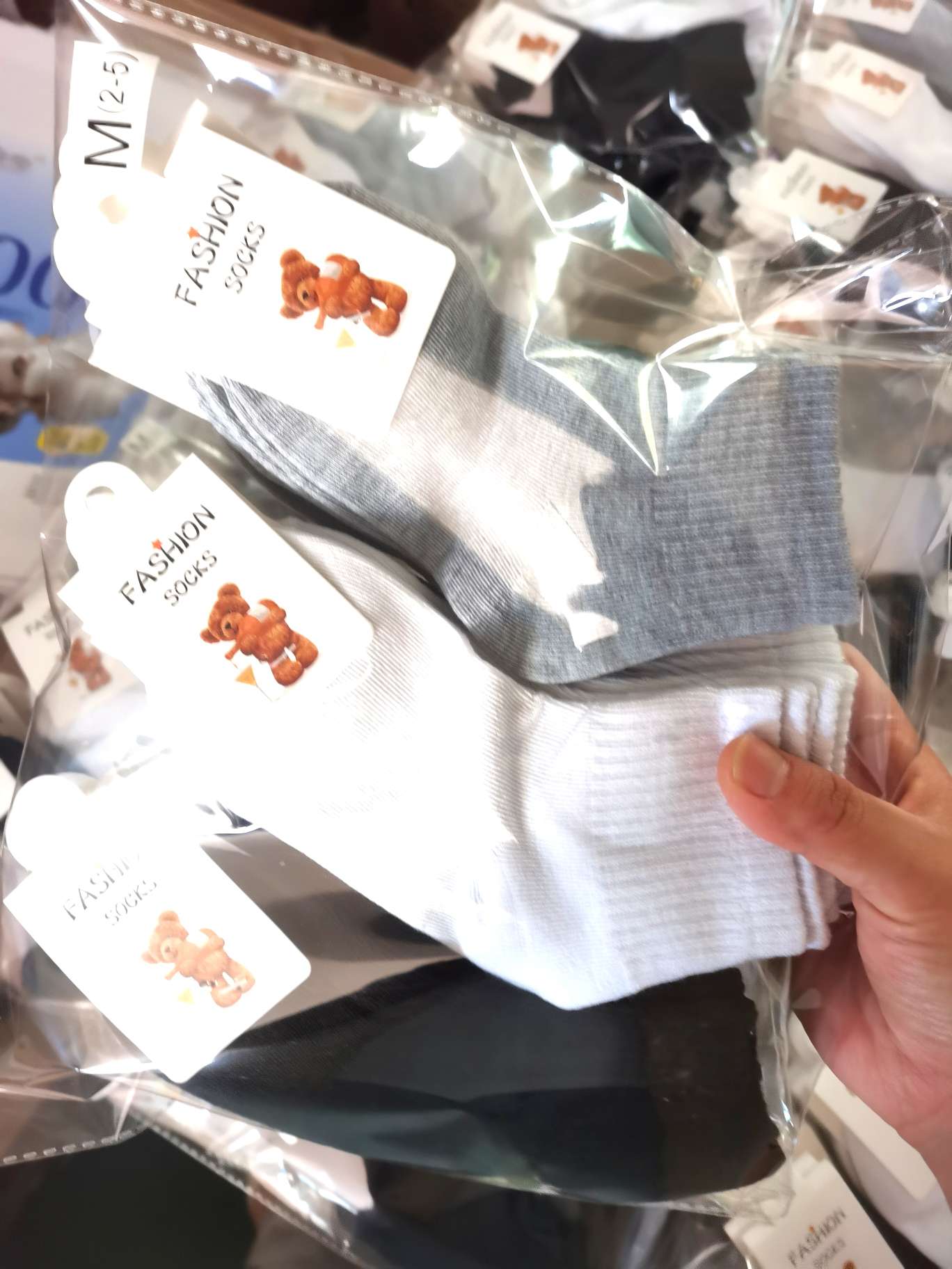 儿童袜童装运动袜学生款 袜子舒适透气 儿童袜子新款上市白底实物图