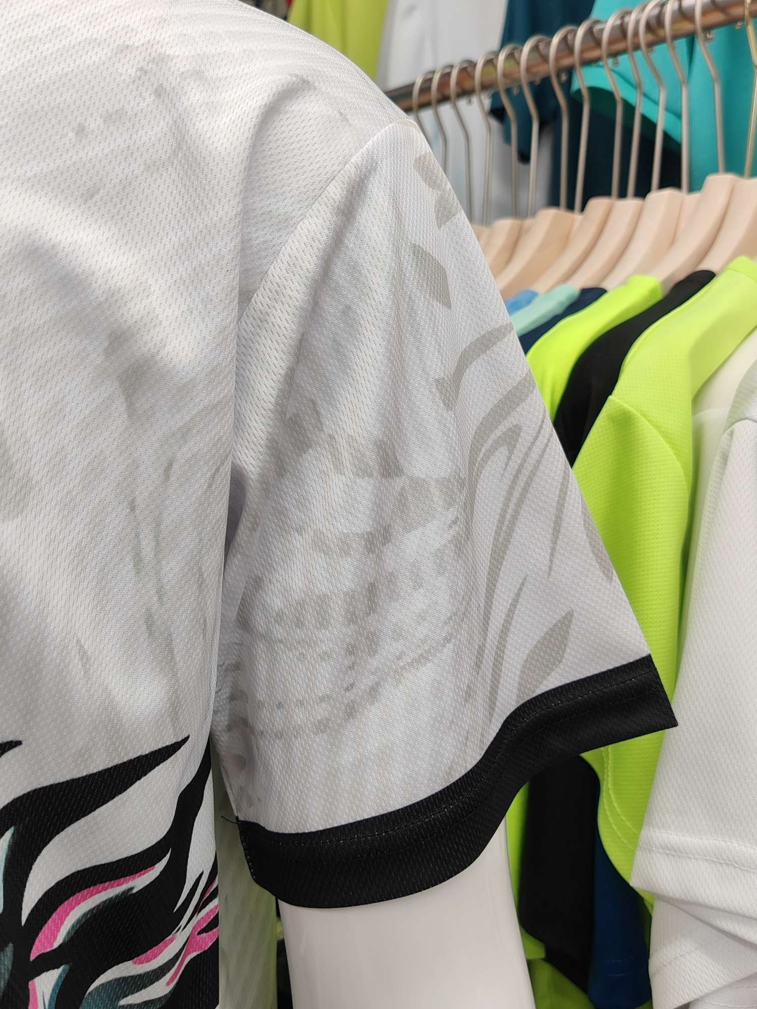 Cross-border sportswear, high-grade mesh breathable fabric, full-body printed sportswear, breathable and sweat-absorbing professional sports outdoor training sportswear, high-elasticity breathable and comfortable sportswear customization FG1612-9 detail image 7