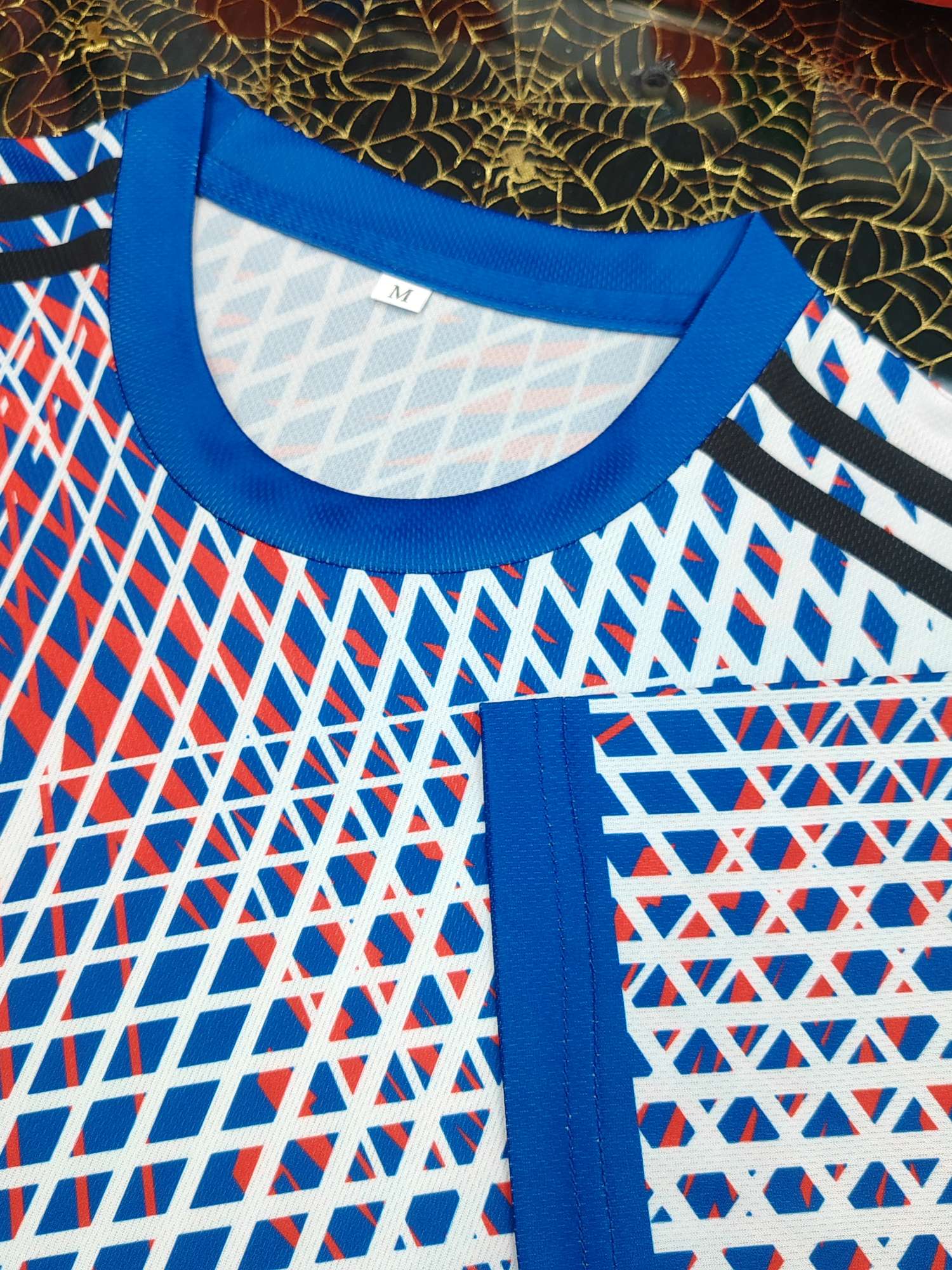 Cross-border sportswear, high-grade mesh breathable fabric, full-body printed sportswear, breathable and sweat-absorbing professional sports outdoor training sportswear, high-elasticity breathable and comfortable sportswear customization FG1612-7 detail image 11