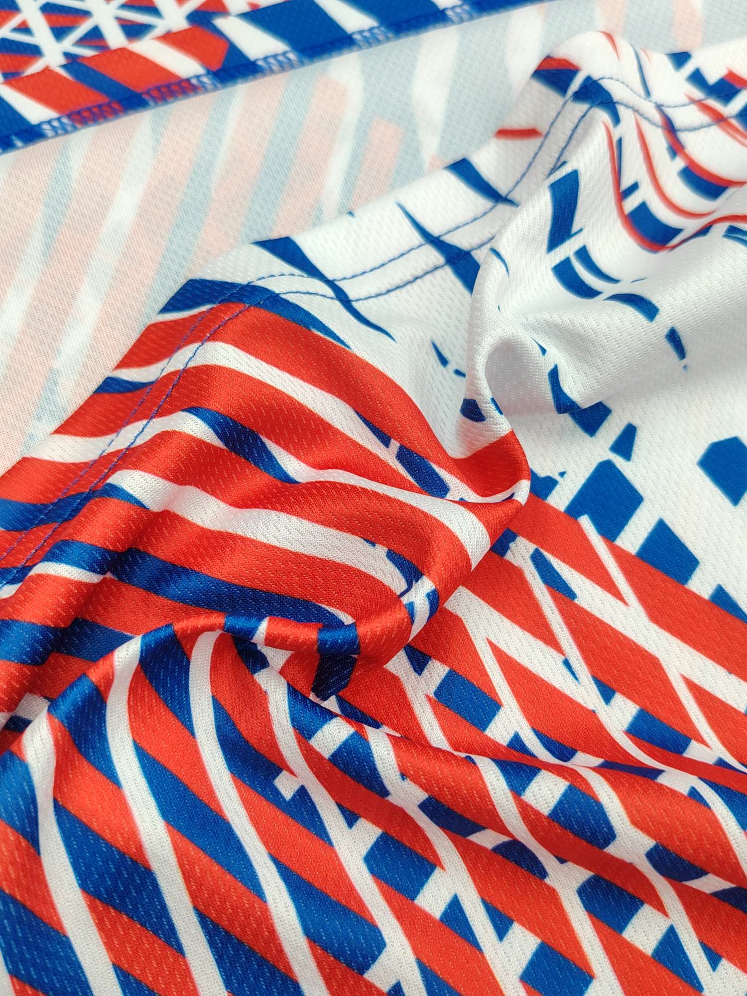 Cross-border sportswear, high-grade mesh breathable fabric, full-body printed sportswear, breathable and sweat-absorbing professional sports outdoor training sportswear, high-elasticity breathable and comfortable sportswear customization FG1612-7 detail image 15