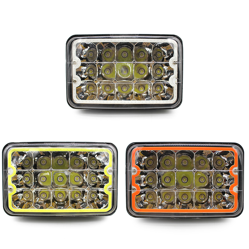 LED car and truck work lights, off-road vehicle universal light cup type with aperture spotlights, motorcycle ultra-bright headlights