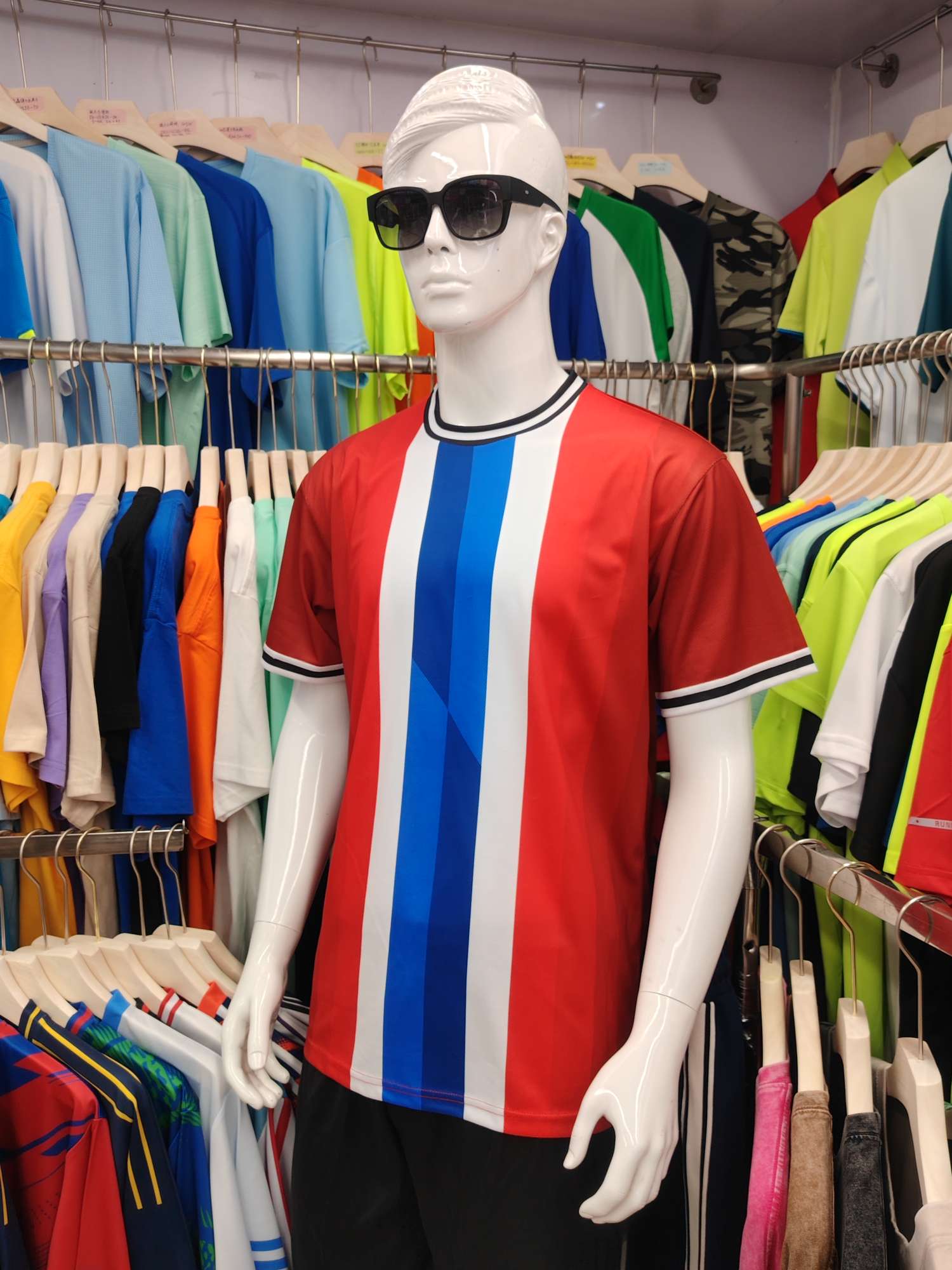 Cross-border sportswear, high-grade mesh breathable fabric, full-body printed sportswear, breathable and sweat-absorbing professional sports outdoor training sportswear, high-elasticity breathable and comfortable sportswear customization FG1612-11 details Picture