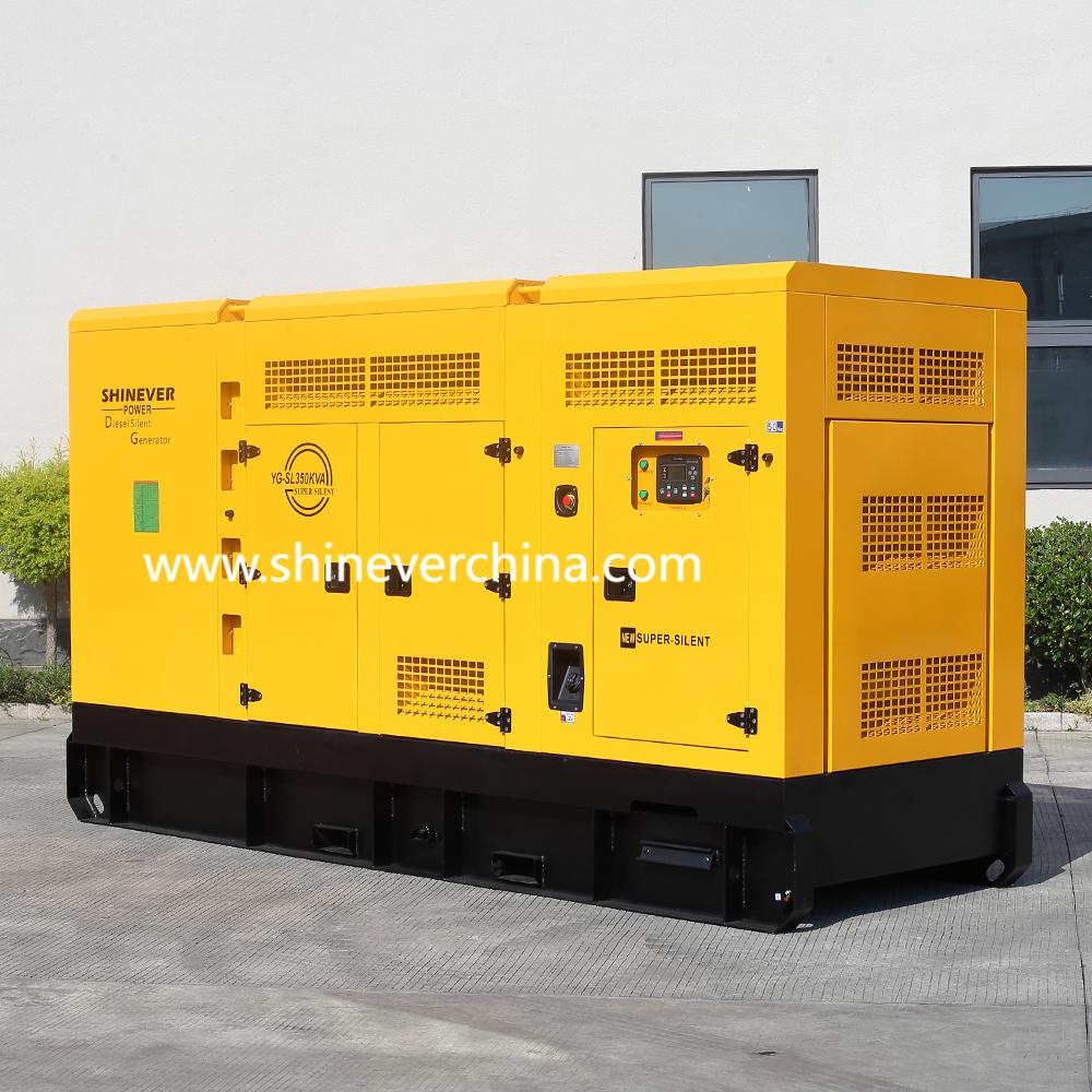 Shinever 350KVA 柴油发电机组 全铜无刷发电机 备用电源 潍柴动力柴油发电机组