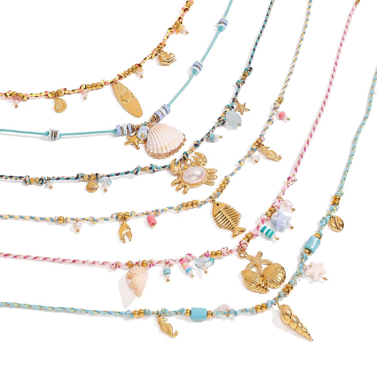 钛钢首饰项链项饰 海洋系列 高档饰品 首饰女士项链 闪耀光泽独特设计