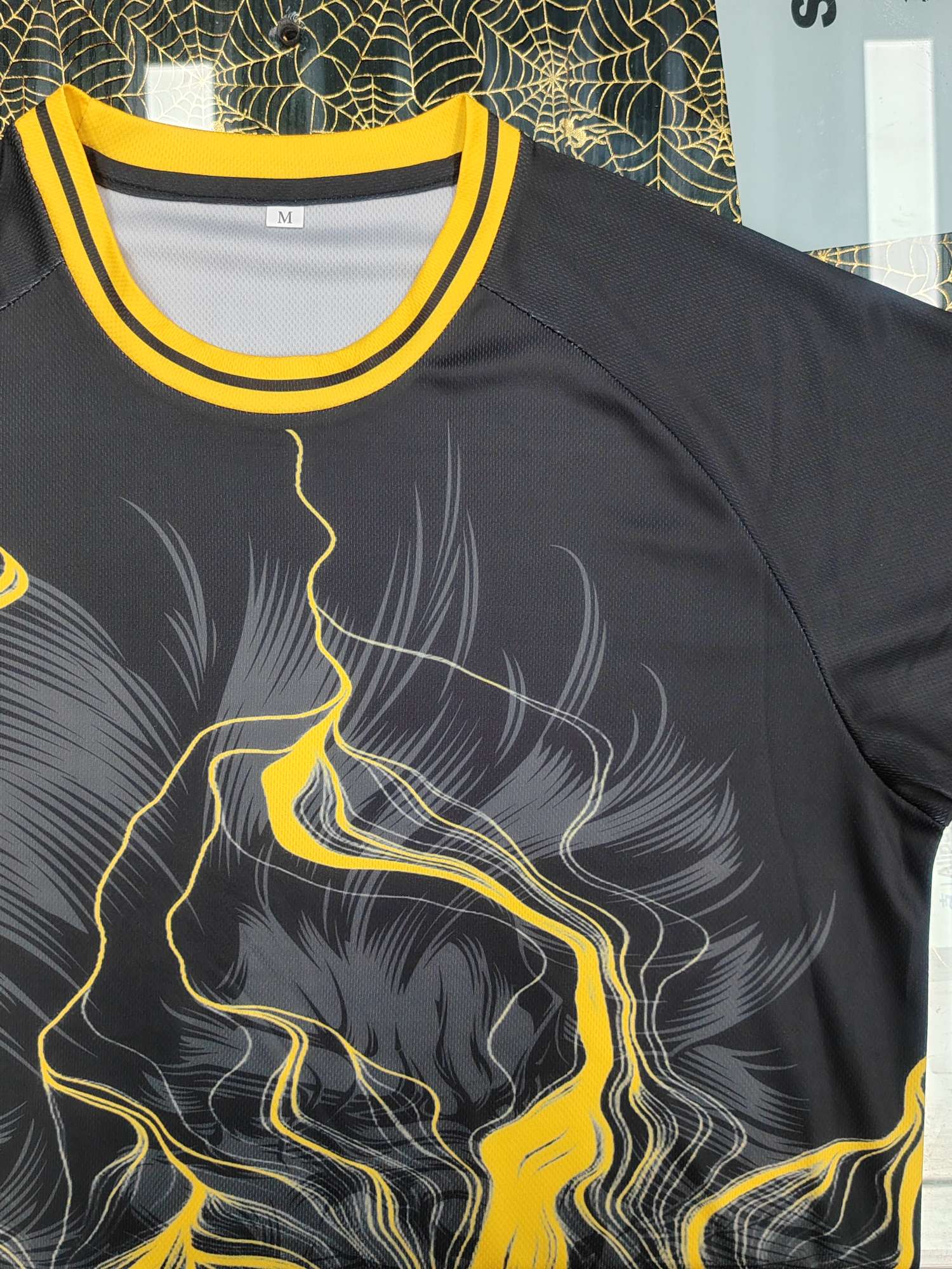 Cross-border sportswear, high-grade mesh breathable fabric, full-body printed sportswear, breathable and sweat-absorbing professional sports outdoor training sportswear, high-elasticity breathable and comfortable sportswear customization FG1612-10 detail image 11