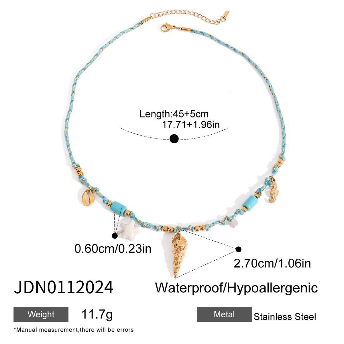 Titanium steel jewelry, necklaces, necklaces, ocean series, high-end jewelry, ladies' necklaces, shining luster, unique design undefined