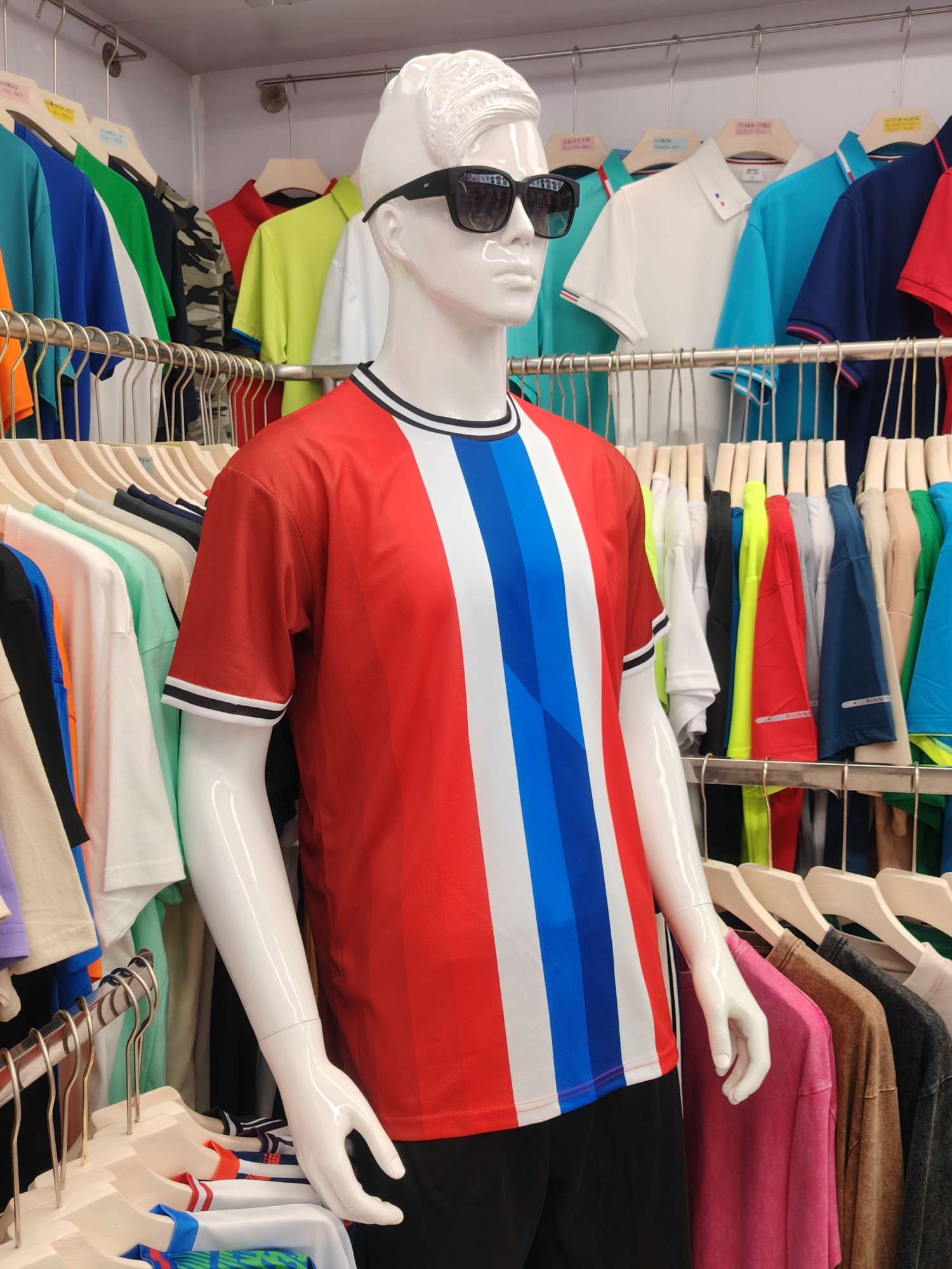 Cross-border sportswear, high-grade mesh breathable fabric, full-body printed sportswear, breathable and sweat-absorbing professional sports outdoor training sportswear, high-elasticity breathable and comfortable sportswear customization FG1612-11