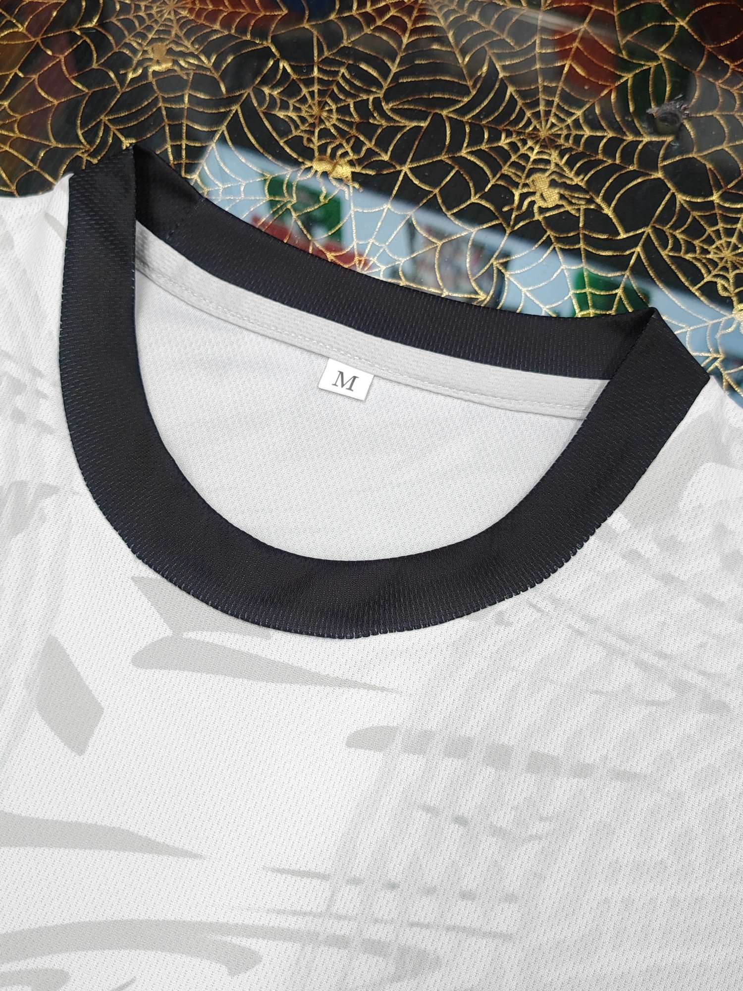 Cross-border sportswear, high-grade mesh breathable fabric, full-body printed sportswear, breathable and sweat-absorbing professional sports outdoor training sportswear, high-elasticity breathable and comfortable sportswear customization FG1612-9 detail image 10