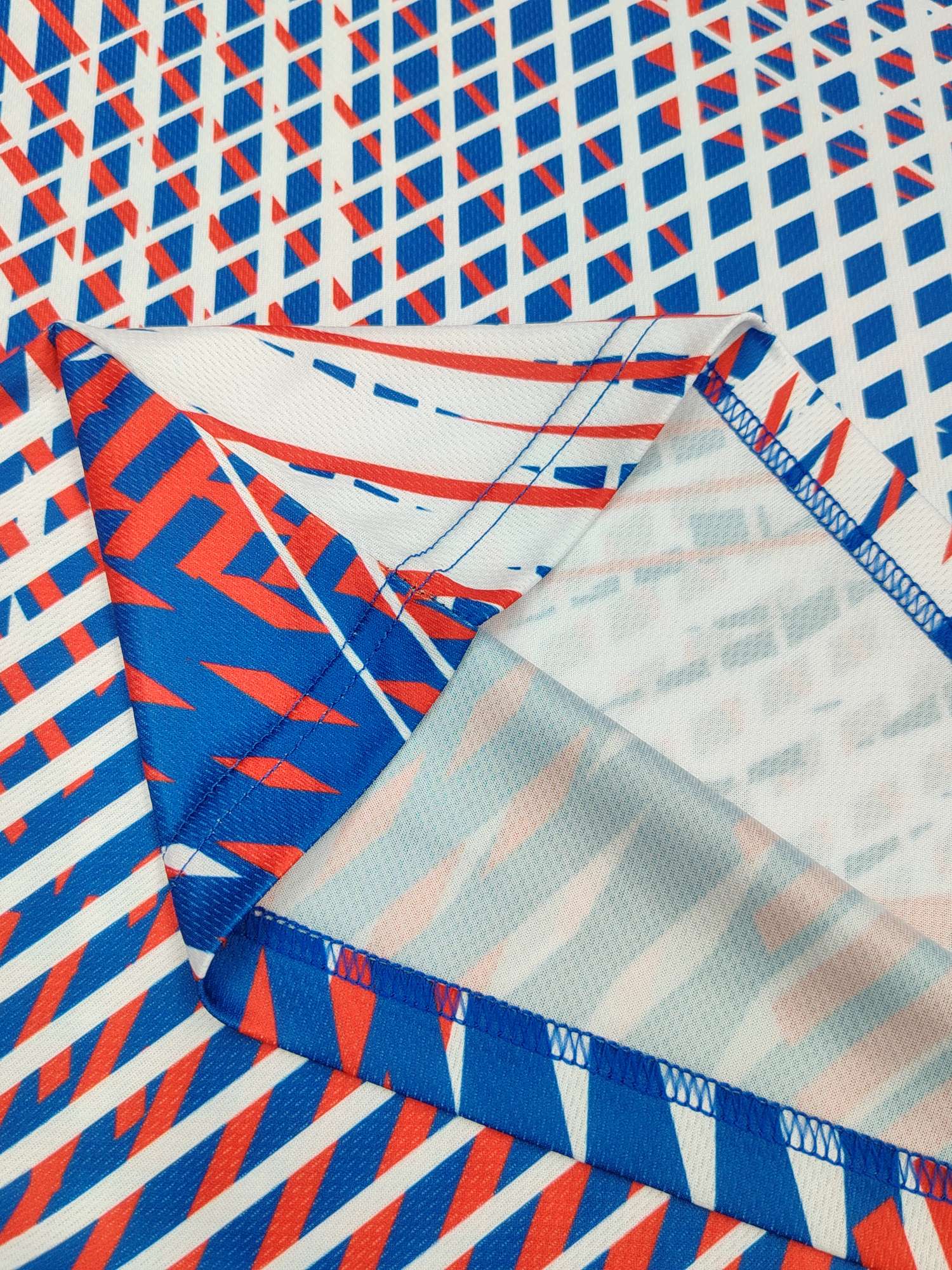 Cross-border sportswear, high-grade mesh breathable fabric, full-body printed sportswear, breathable and sweat-absorbing professional sports outdoor training sportswear, high-elasticity breathable and comfortable sportswear customization FG1612-7 detail image 17