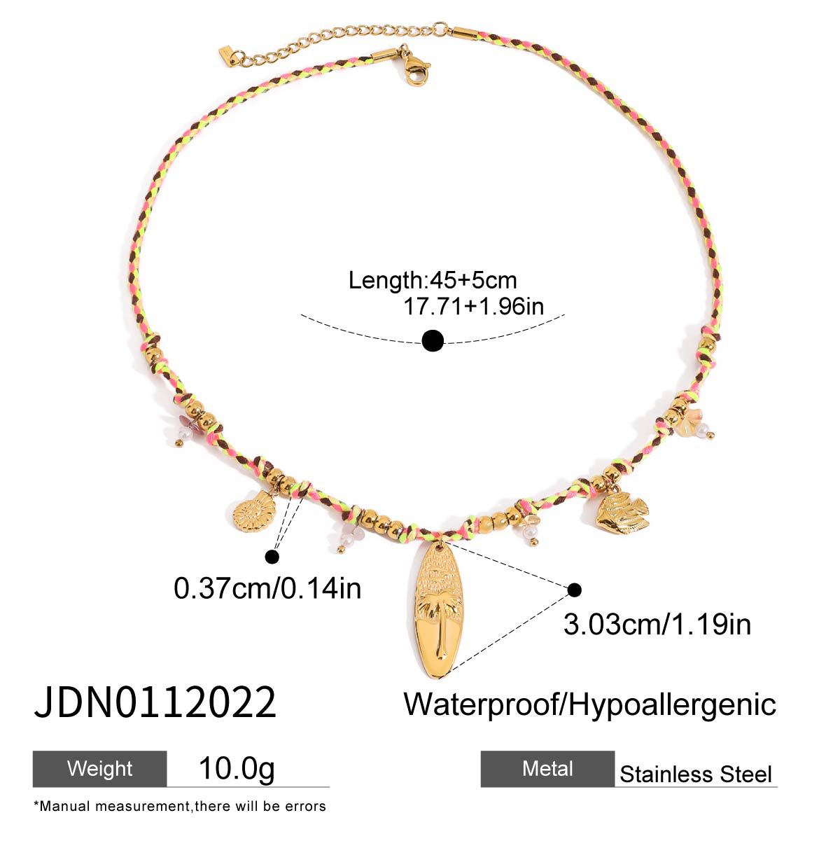 Titanium steel jewelry, necklaces, necklaces, ocean series, high-end jewelry, ladies' necklaces, shining luster, unique design undefined