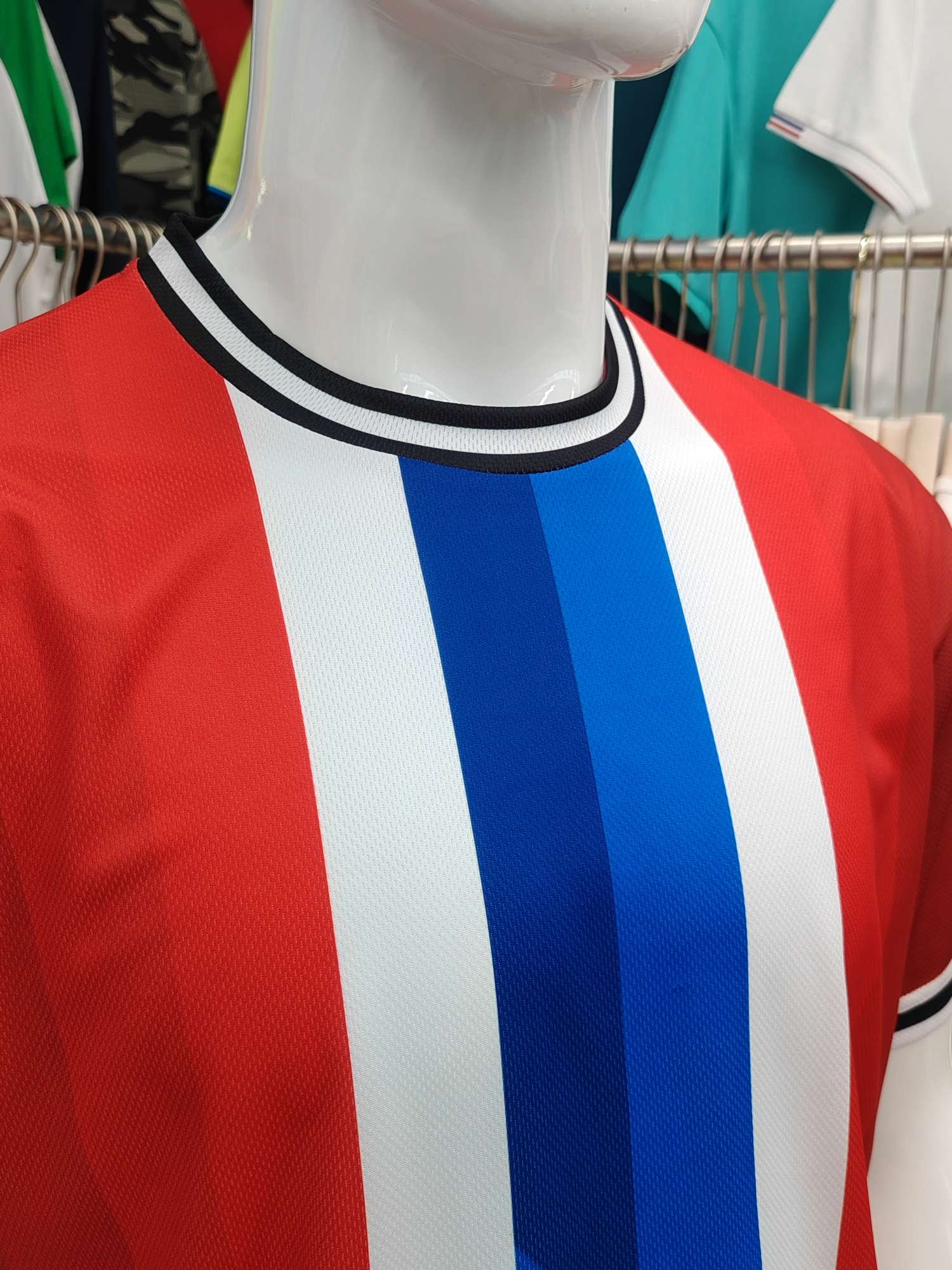 Cross-border sportswear, high-grade mesh breathable fabric, full-body printed sportswear, breathable and sweat-absorbing professional sports outdoor training sportswear, high-elasticity breathable and comfortable sportswear customization FG1612-11 detail image 9