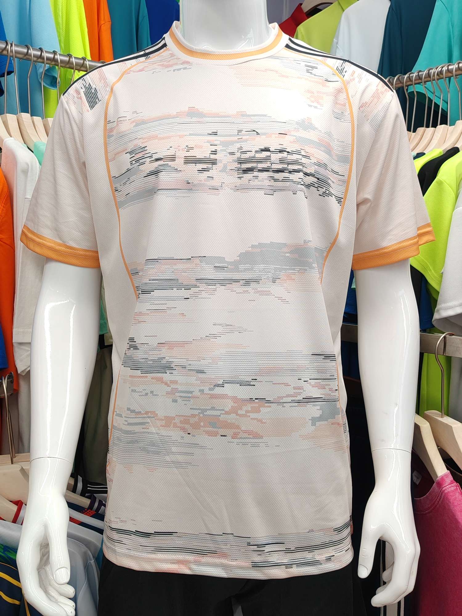 跨境球服高级网眼透气面料全身印运动服透气吸汗专业运动户外训练球服 高弹力透气舒适 球服定制FG1612-13详情图5