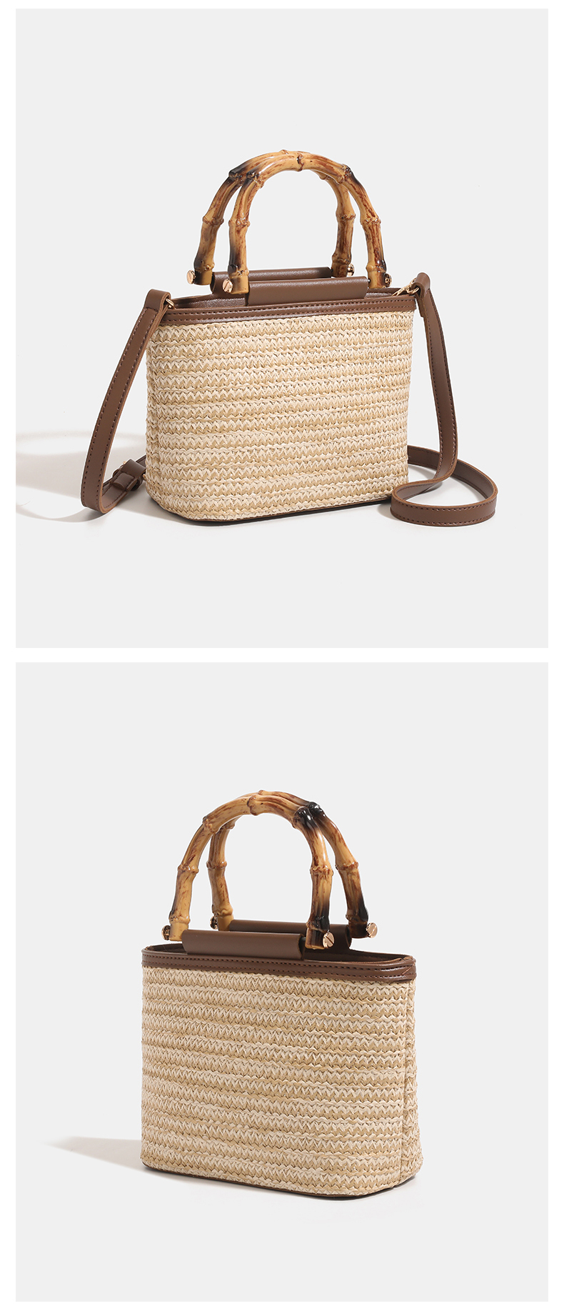 2025年新款女士手提包时尚度假风斜跨女包度假逛街都合适装手机钥匙口红一包搞定详情4