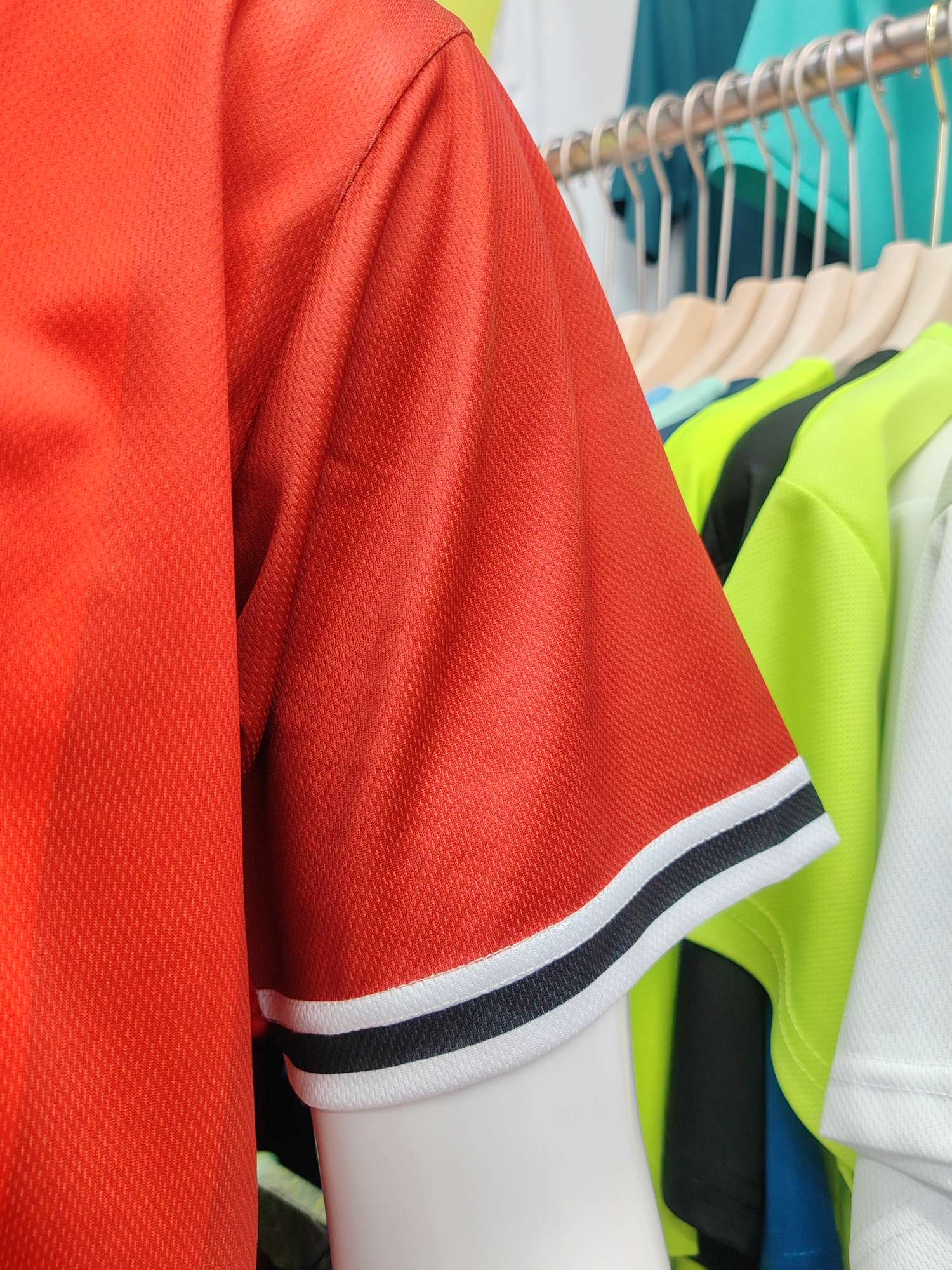 Cross-border sportswear, high-grade mesh breathable fabric, full-body printed sportswear, breathable and sweat-absorbing professional sports outdoor training sportswear, high-elasticity breathable and comfortable sportswear customization FG1612-11 detail image 8