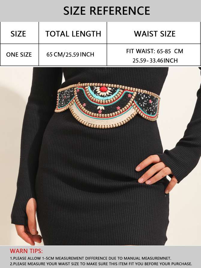 腰带，腰链，腰封，民族风波西米亚风，手工制作，米珠腰带腰皮带