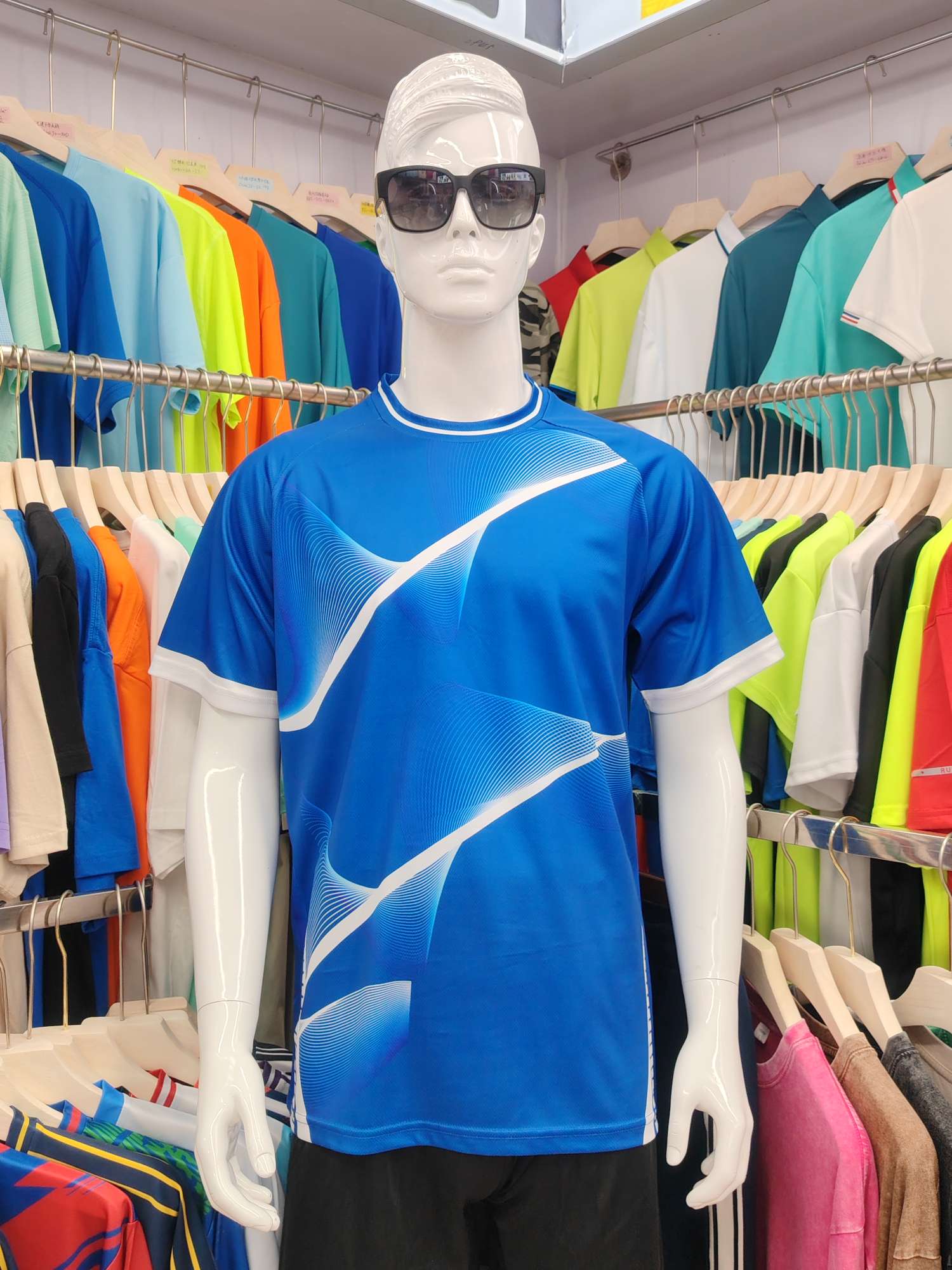 Cross-border sportswear, high-grade mesh breathable fabric, full-body printed sportswear, breathable and sweat-absorbing professional sports outdoor training sportswear, high-elasticity breathable and comfortable sportswear customization FG1612-14 detail image 2