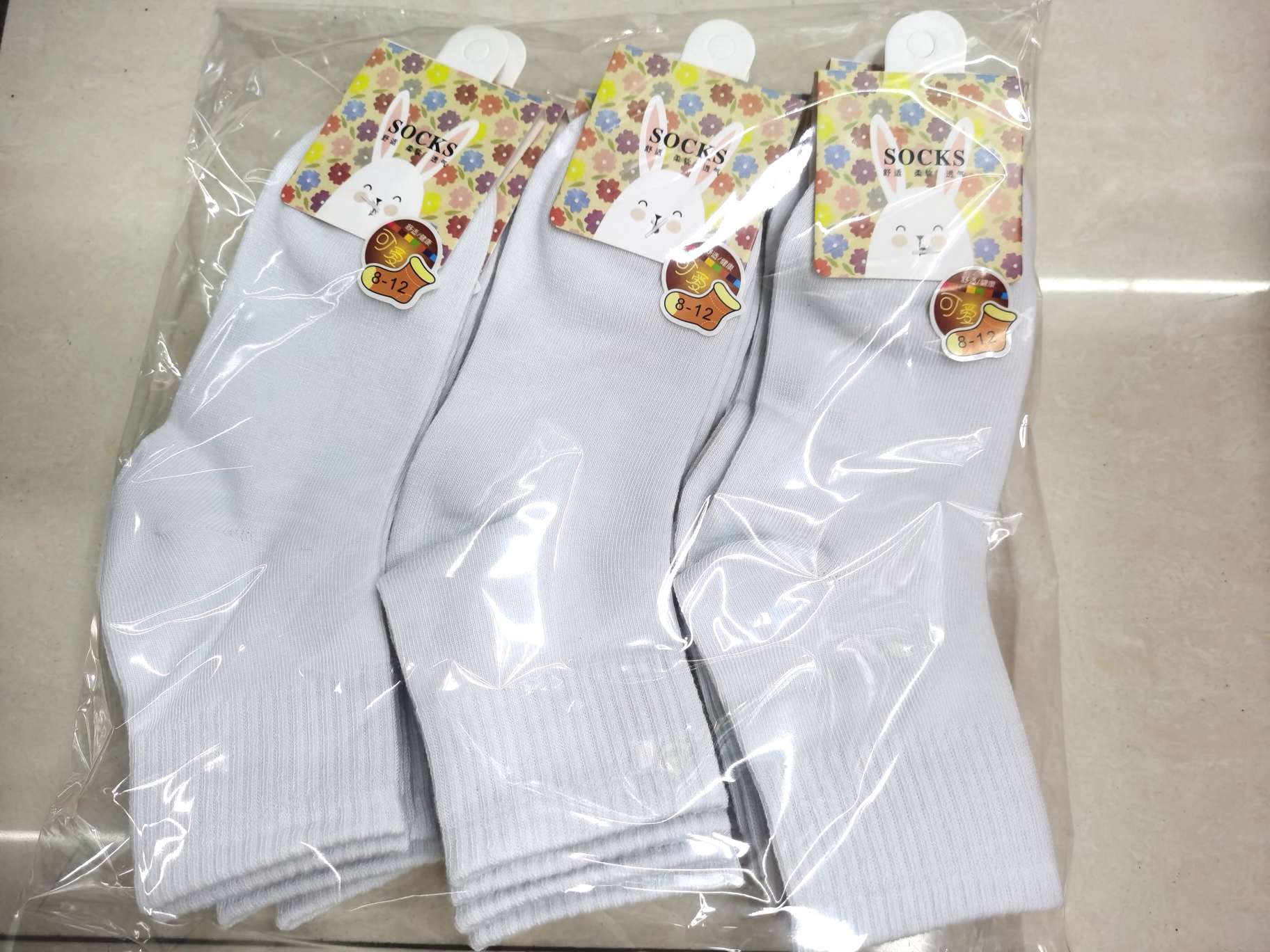 儿童袜童装运动袜学生款 袜子舒适透气 儿童袜子新款上市