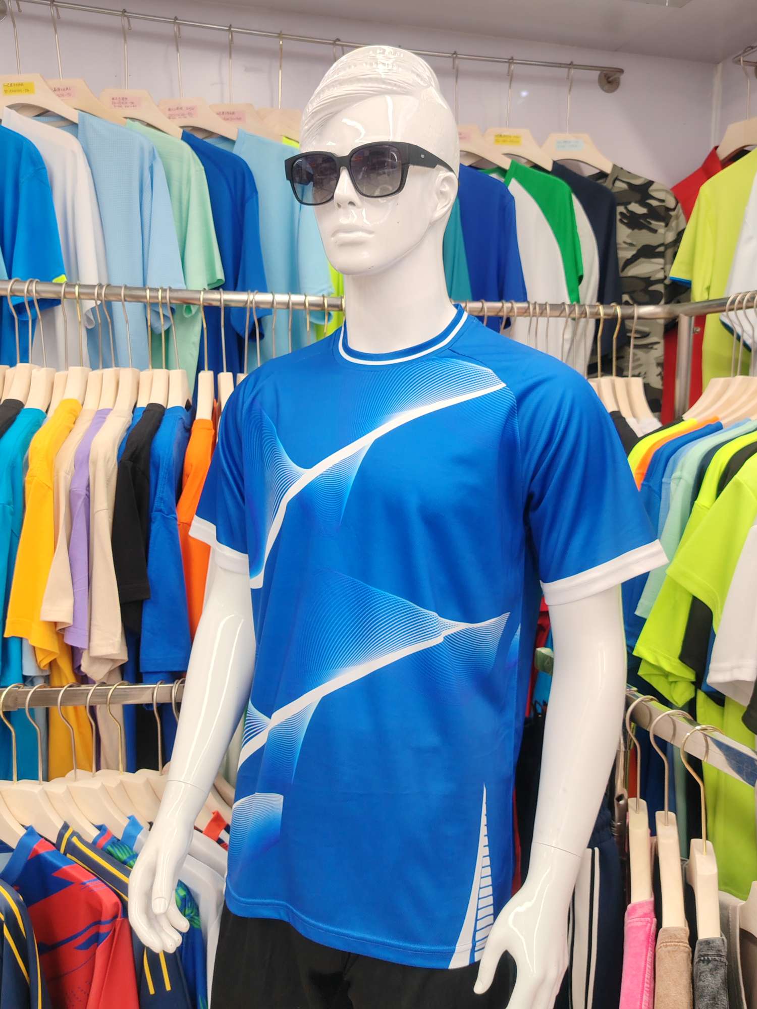 Cross-border sportswear, high-grade mesh breathable fabric, full-body printed sportswear, breathable and sweat-absorbing professional sports outdoor training sportswear, high-elasticity breathable and comfortable sportswear customization FG1612-14 detail image 4