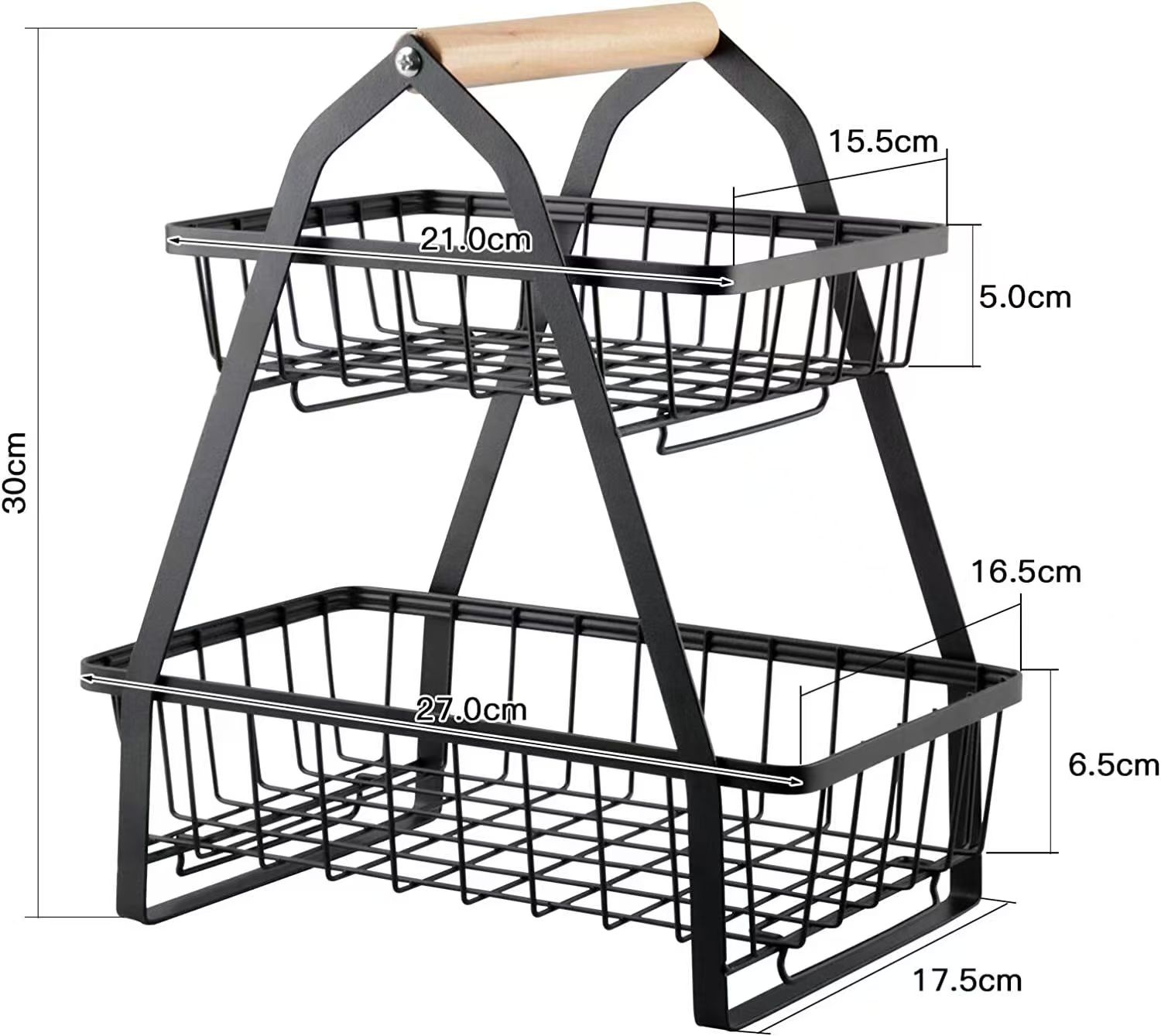 置物架/厨房置物架/拉篮/收纳下挂篮/碗盘置物架细节图