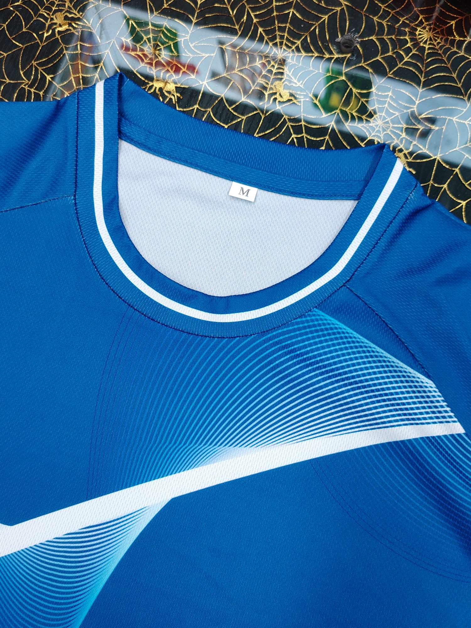Cross-border sportswear, high-grade mesh breathable fabric, full-body printed sportswear, breathable and sweat-absorbing professional sports outdoor training sportswear, high-elasticity breathable and comfortable sportswear customization FG1612-14 detail image 11