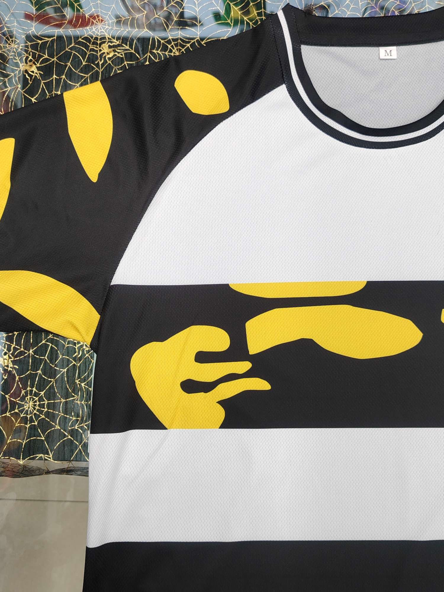 Cross-border sportswear, high-grade mesh breathable fabric, full-body printed sportswear, breathable and sweat-absorbing professional sports outdoor training sportswear, high-elasticity breathable and comfortable sportswear customization FG1612-8 detail image 9