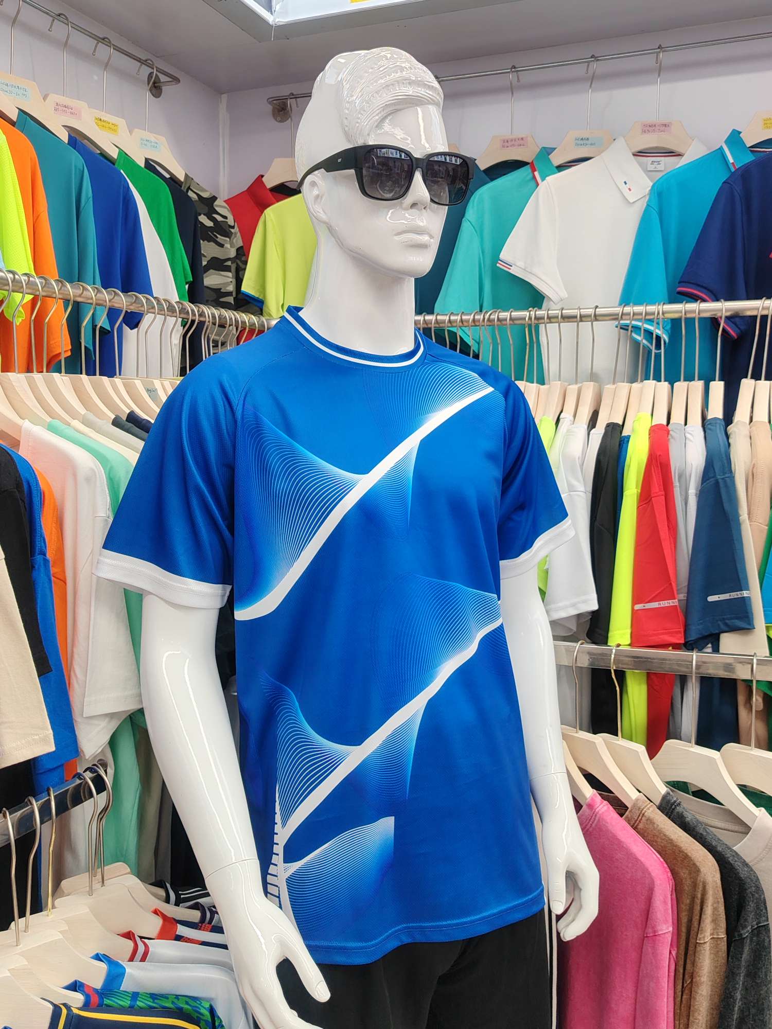 Cross-border sportswear, high-grade mesh breathable fabric, full-body printed sportswear, breathable and sweat-absorbing professional sports outdoor training sportswear, high-elasticity breathable and comfortable sportswear customization FG1612-14 details Picture