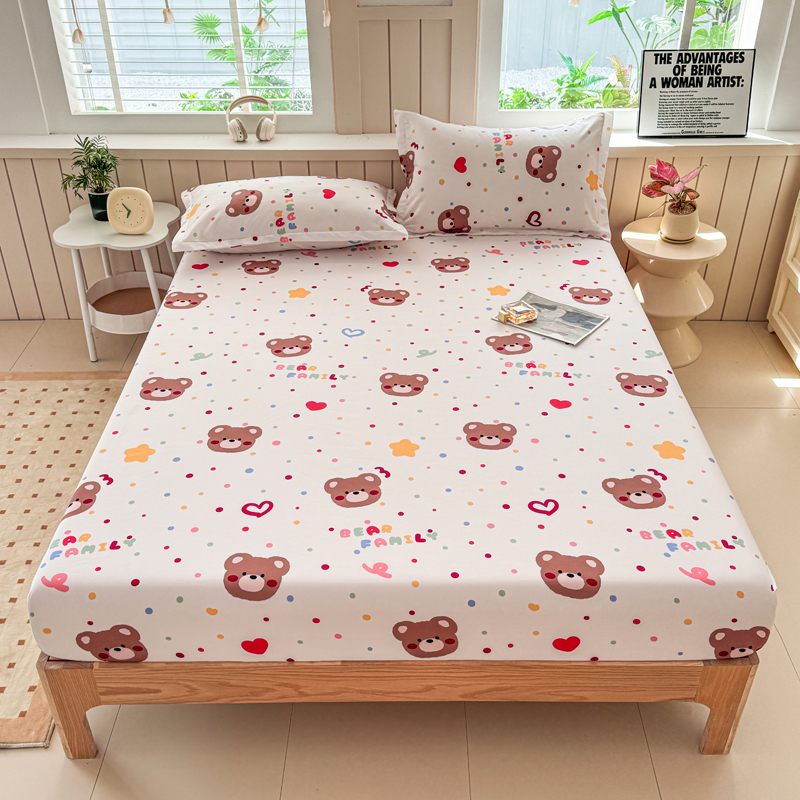 Single-layer bed hat, new cross-border cartoon cute bed hat print, Class a source factory clearance sale, single piece pic 1