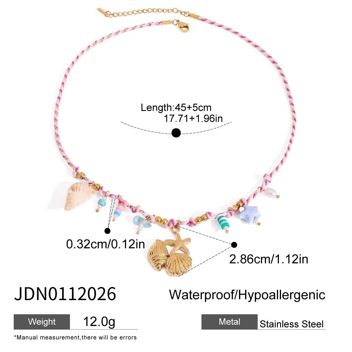 Titanium steel jewelry, necklaces, necklaces, ocean series, high-end jewelry, ladies' necklaces, shining luster, unique design Item Picture