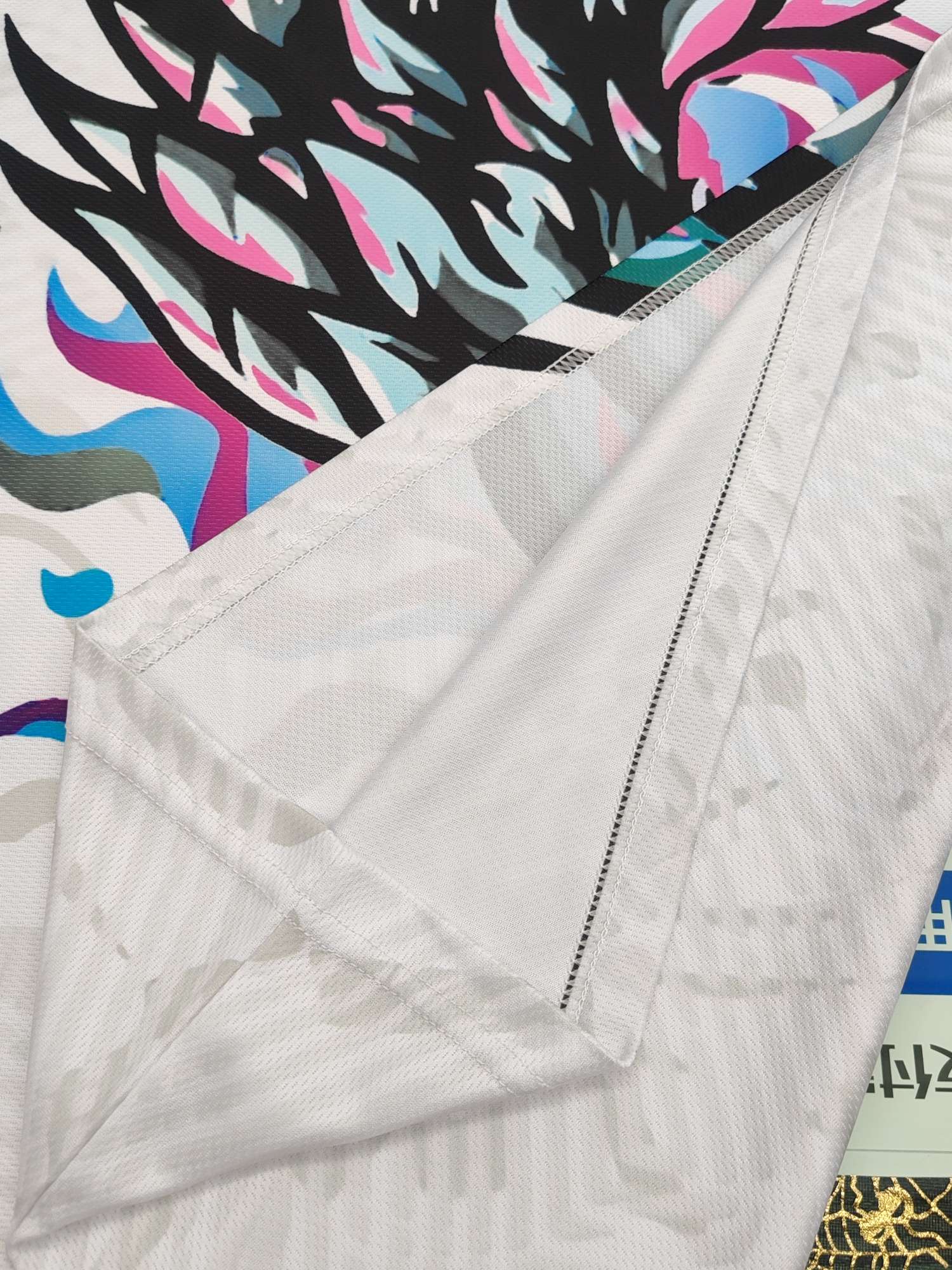 Cross-border sportswear, high-grade mesh breathable fabric, full-body printed sportswear, breathable and sweat-absorbing professional sports outdoor training sportswear, high-elasticity breathable and comfortable sportswear customization FG1612-9 detail image 17