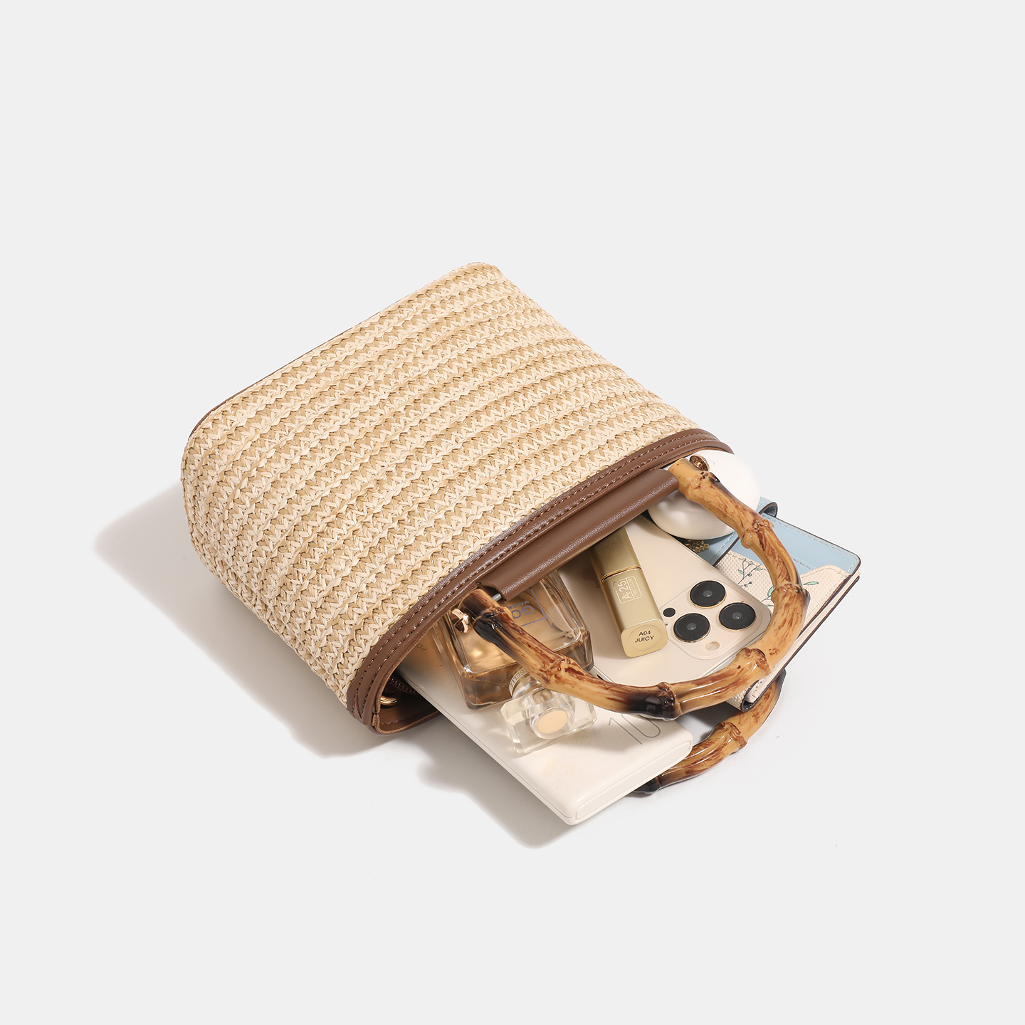 草编包/包包儿童草编时尚/沙滩🏖️包/编织包/编织包女草编文艺细节图