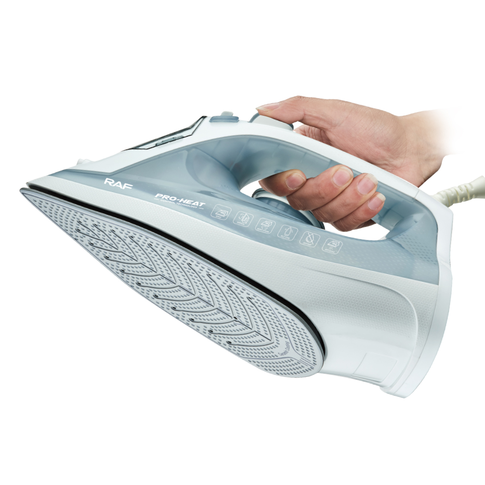 RAF European Standard cross-border household steam iron 0.3L handheld hanging electric iron with wire, dry and wet dual-purpose 2200W pic 10