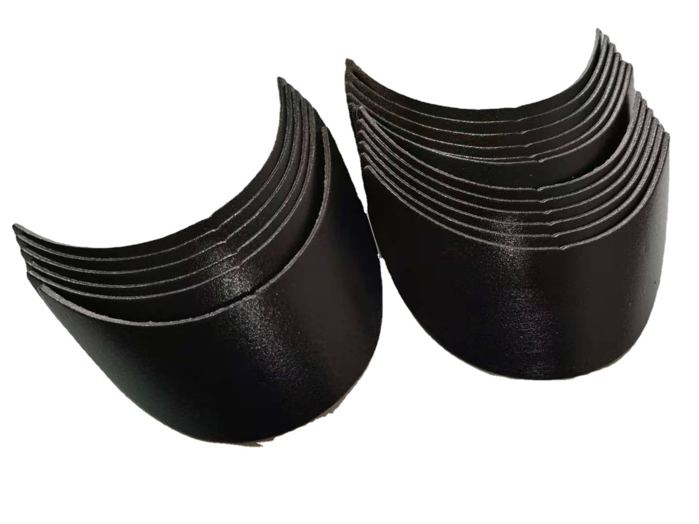 【PE帽沿】帽舌片 18.5*6.5cm*2.0mm弯板 适用针织帽等帽辅料