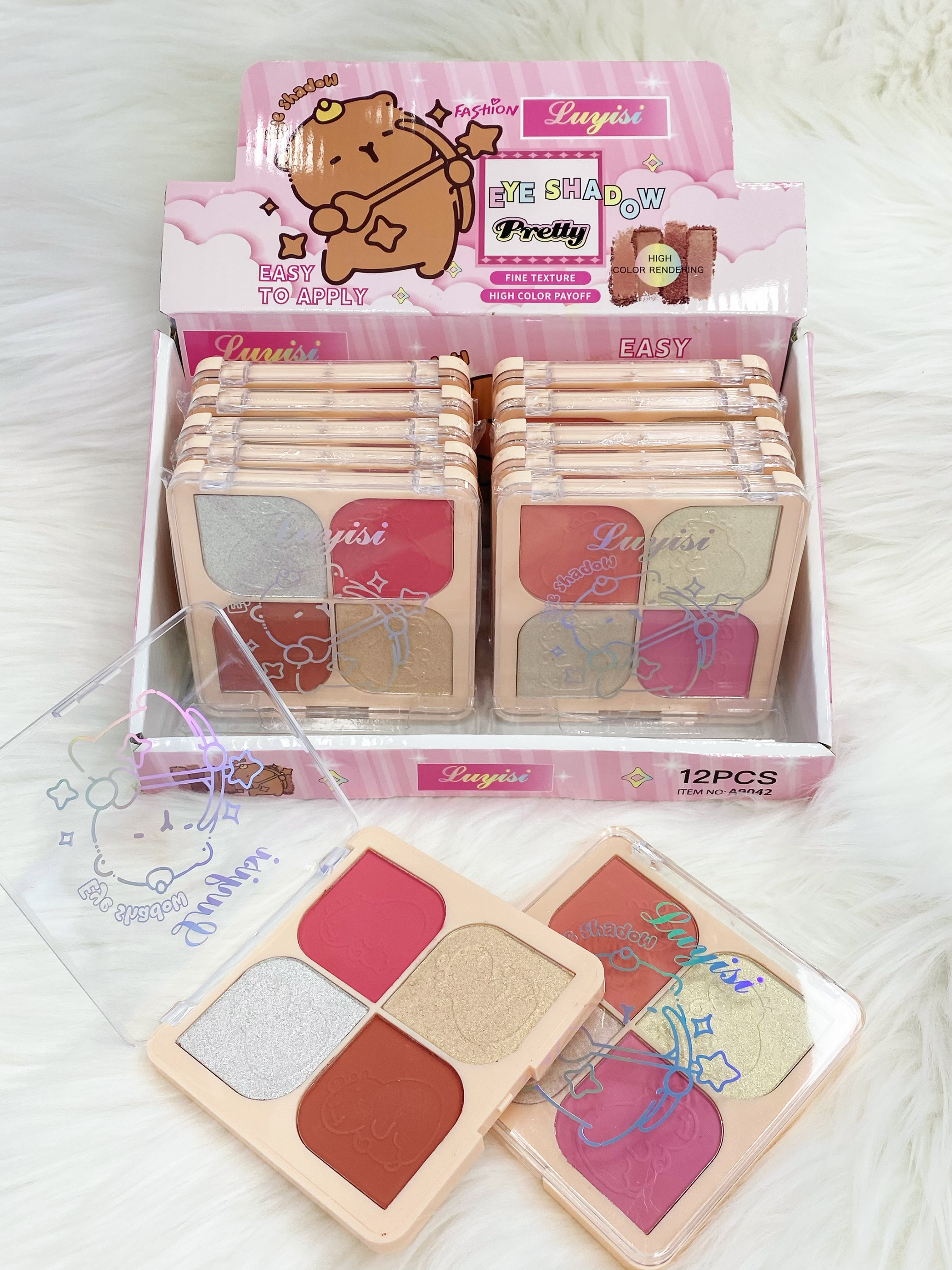 annier Kapi Bar La Cheek Red Highlight Set is a must-have for beginners with long-lasting color rendering Specification drawing