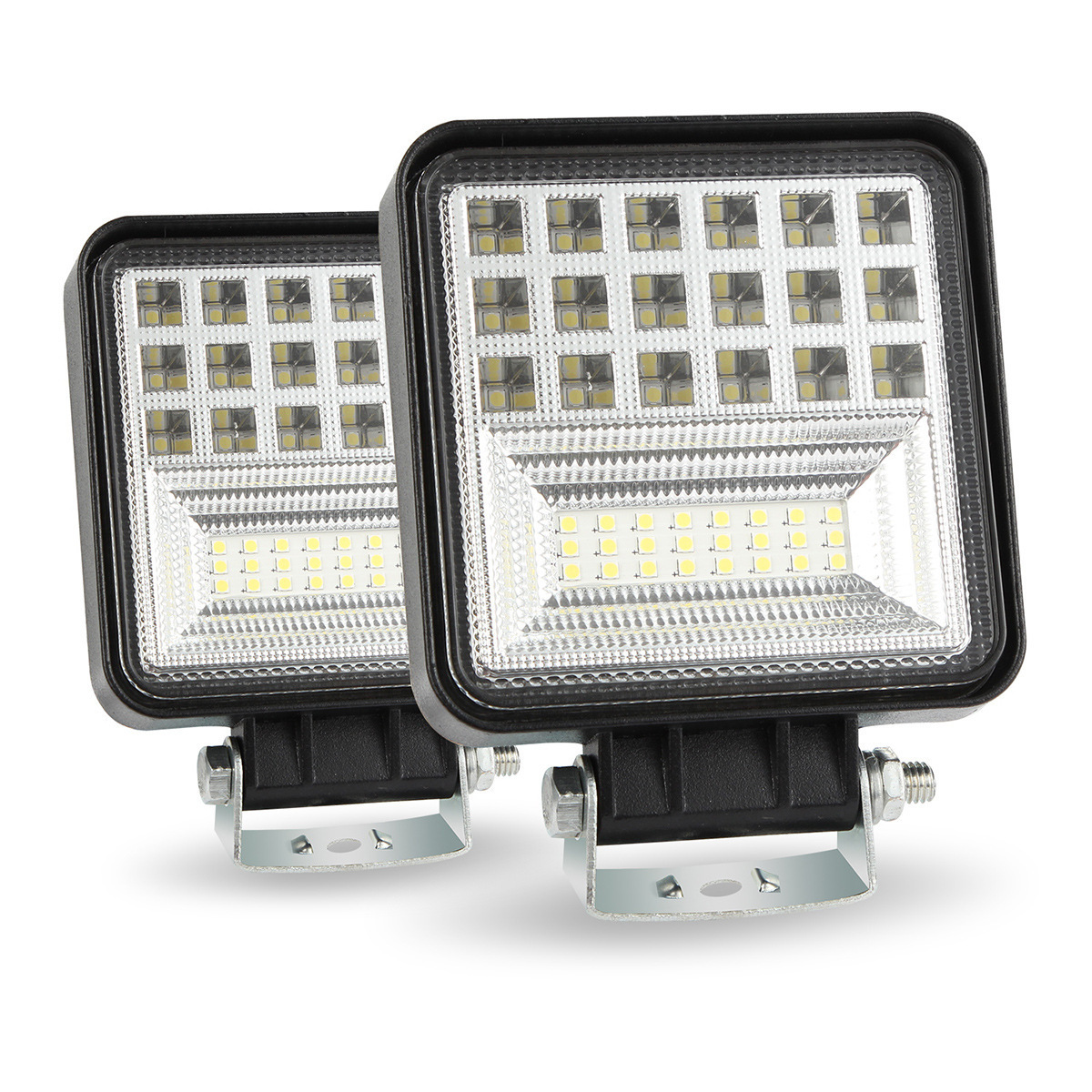 Factory direct sale of new car led square 22w work light, auxiliary truck and off-road motorcycle maintenance spotlight full figure