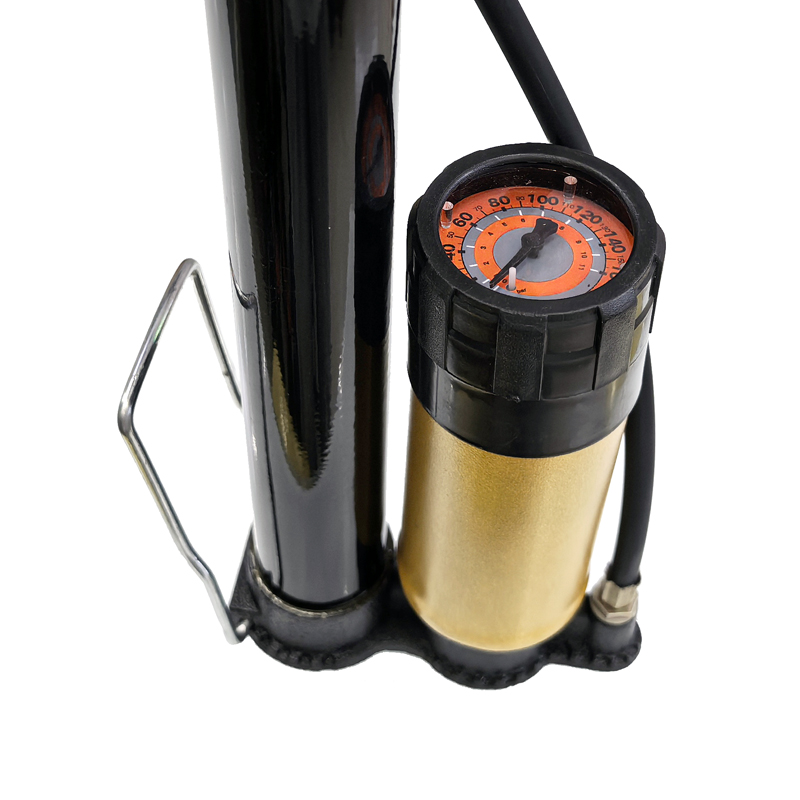 231216 floor-standing air pump with meter, basketball toy air pump, bicycle air pump, car air pump, portable household bicycle air pump details Picture