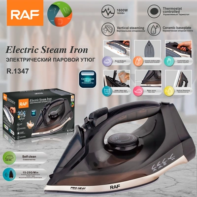 RAF European standard cross-border constant temperature control electric iron Household handheld fully automatic steam electric iron ironing machine thumbnail